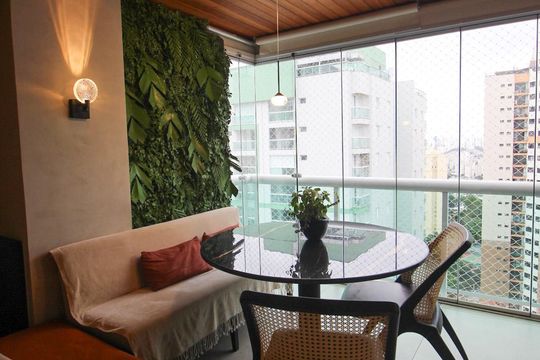 Varanda gourmet de apartamento à venda com 3 quartos, 113m² em Jardim Maria Rosa, Taboão da Serra