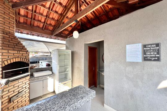 Área comum - Churrasqueira de apartamento à venda com 3 quartos, 60m² em Santa Branca, Belo Horizonte