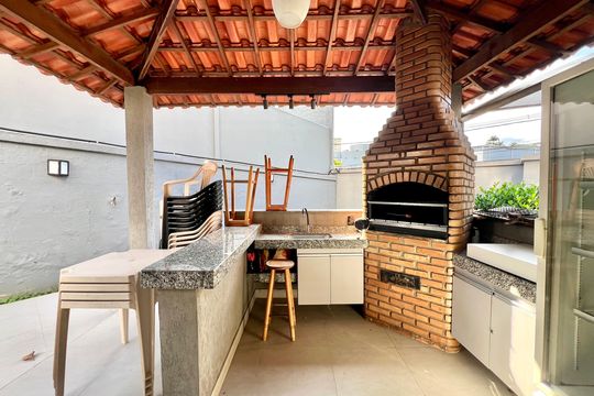 Área comum - Churrasqueira de apartamento à venda com 3 quartos, 60m² em Santa Branca, Belo Horizonte