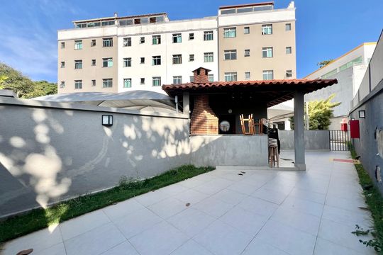Área comum - Churrasqueira de apartamento à venda com 3 quartos, 60m² em Santa Branca, Belo Horizonte