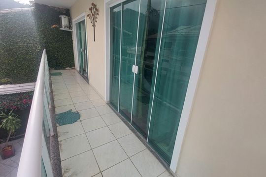 Varanda de casa de condomínio à venda com 4 quartos, 159m² em Taquara, Rio de Janeiro
