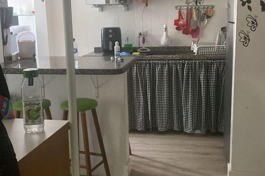 Cozinha de apartamento para alugar com 2 quartos, 45m² em Coqueiros, Florianópolis