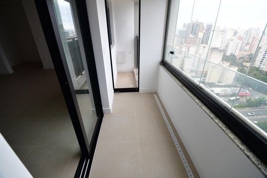 Quarto - Sacada de kitnet/studio para alugar com 1 quarto, 57m² em Centro, Campinas