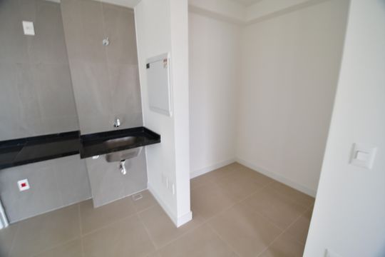Cozinha de kitnet/studio para alugar com 1 quarto, 57m² em Centro, Campinas