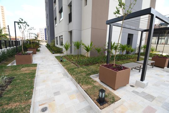 Área comum de kitnet/studio para alugar com 1 quarto, 57m² em Centro, Campinas