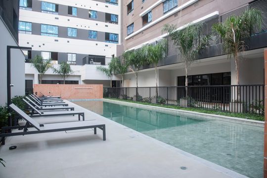 Área comum - Piscina de apartamento para alugar com 1 quarto, 40m² em Planalto Paulista, São Paulo