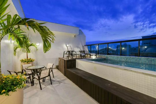 Área externa de apartamento à venda com 2 quartos, 94m² em Santa Rosa, Niterói
