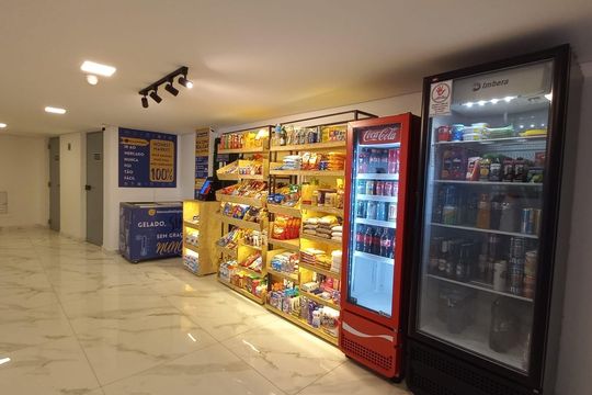 Área comum de apartamento para alugar com 2 quartos, 46m² em Parque Sao Vicente, São Vicente
