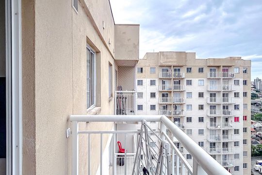 Varanda de apartamento à venda com 1 quarto, 27m² em Guaiauna, São Paulo