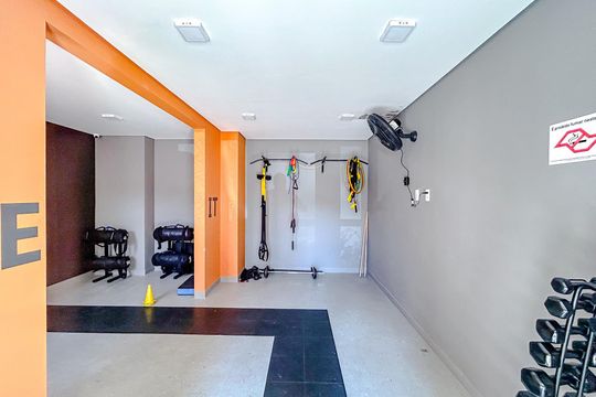 Área comum - Academia de apartamento à venda com 1 quarto, 27m² em Guaiauna, São Paulo