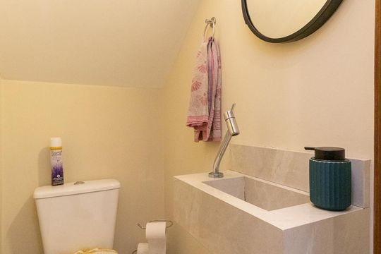 Lavabo de casa de condomínio à venda com 3 quartos, 115m² em Jardim Fernandes, São Paulo