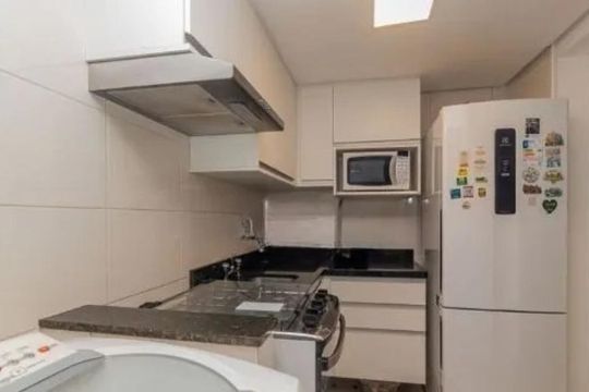 Cozinha de apartamento para alugar com 1 quarto, 61m² em Petrópolis, Porto Alegre