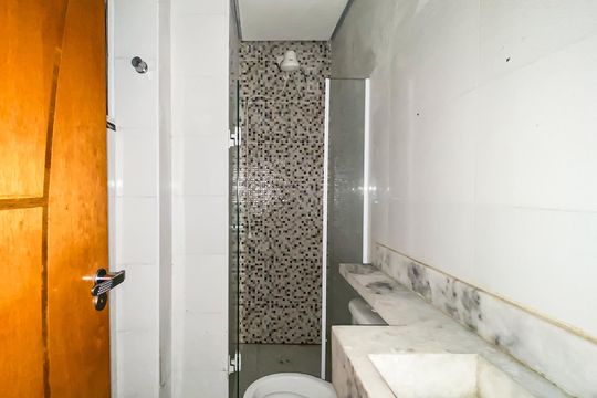 Banheiro  de apartamento para alugar com 2 quartos, 45m² em Jardim Nordeste, São Paulo