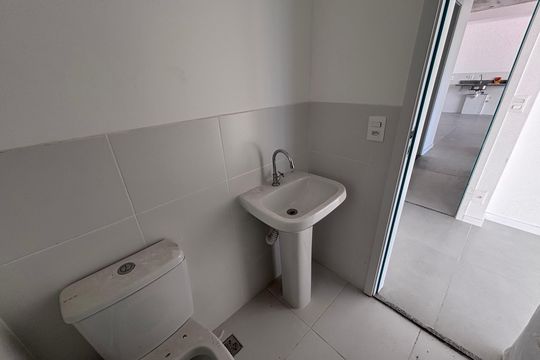 Banheiro do Quarto 2 de apartamento à venda com 3 quartos, 104m² em Recreio dos Bandeirantes, Rio de Janeiro