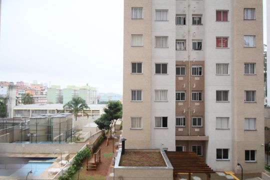 Vista da Sala de apartamento à venda com 2 quartos, 37m² em Paraíso do Morumbi, São Paulo