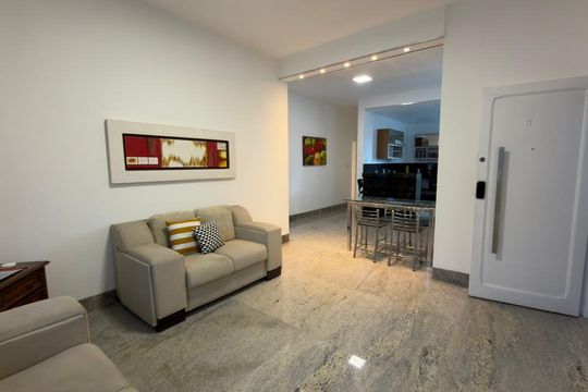 Sala de apartamento para alugar com 3 quartos, 90m² em Barroca, Belo Horizonte