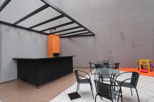 Área comum - Churrasqueira de apartamento à venda com 2 quartos, 55m² em Parque Savoy City, São Paulo