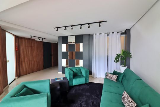 Hall de entrada de apartamento à venda com 2 quartos, 66m² em Jardim do Mar, São Bernardo do Campo