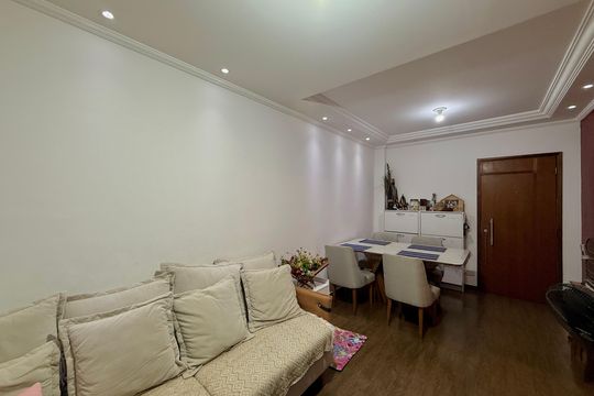 Sala de apartamento à venda com 3 quartos, 77m² em Jardim Novo Santo Amaro, São Paulo