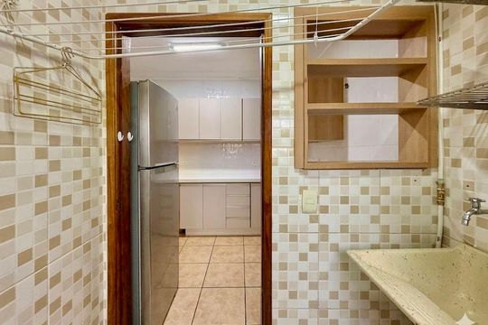 Área de Serviço de apartamento à venda com 3 quartos, 77m² em Jardim Novo Santo Amaro, São Paulo