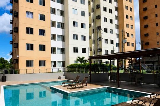 Piscina de apartamento para alugar com 2 quartos, 55m² em São Marcos, Salvador