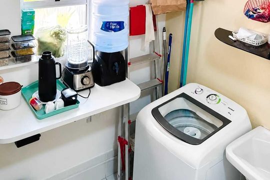 Área de serviço de apartamento para alugar com 2 quartos, 55m² em São Marcos, Salvador