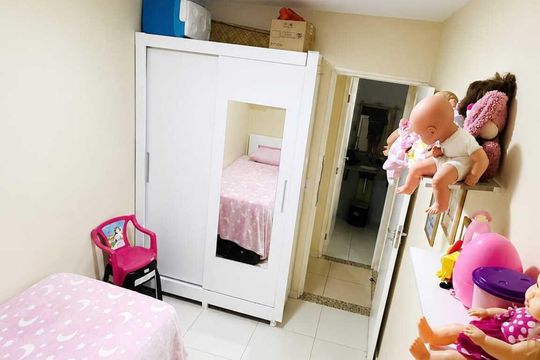 Quarto de apartamento para alugar com 2 quartos, 55m² em São Marcos, Salvador