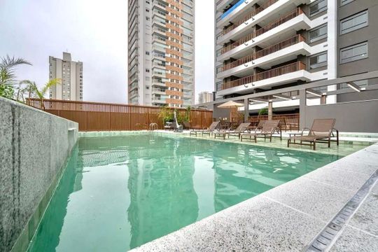 Área comum - Piscina de apartamento à venda com 2 quartos, 68m² em Jardim Prudência, São Paulo