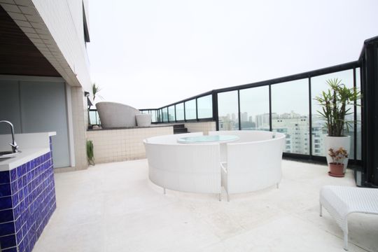 Terraço  de apartamento à venda com 4 quartos, 380m² em Jardim Morumbi, São Paulo