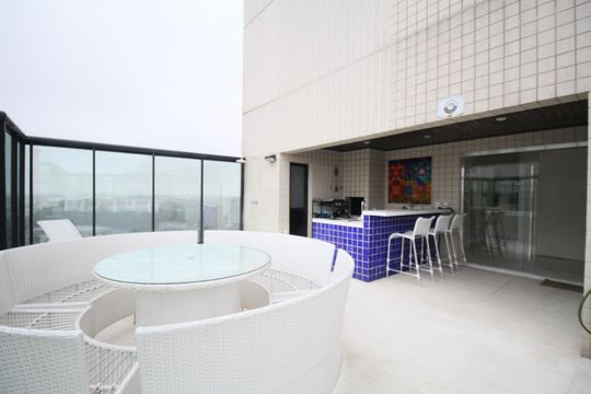 Terraço  de apartamento à venda com 4 quartos, 380m² em Jardim Morumbi, São Paulo