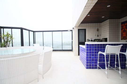 Terraço  de apartamento à venda com 4 quartos, 380m² em Jardim Morumbi, São Paulo