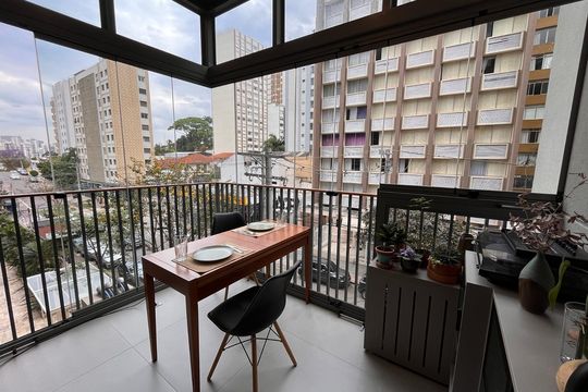 Varanda de apartamento à venda com 1 quarto, 31m² em Perdizes, São Paulo