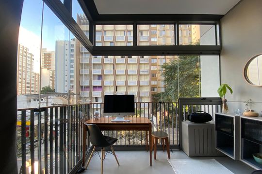 Varanda de apartamento à venda com 1 quarto, 31m² em Perdizes, São Paulo
