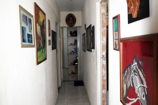 Sala - Corredor de apartamento à venda com 2 quartos, 56m² em Olaria, Rio de Janeiro