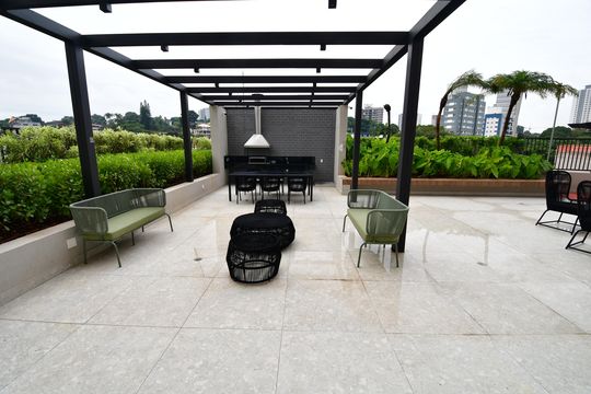Área comum - Churrasqueira de apartamento à venda com 3 quartos, 139m² em Cambuí, Campinas