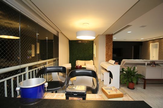 Varanda Gourmet de apartamento à venda com 2 quartos, 141m² em Jardim Colombo, São Paulo