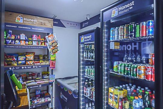 Área comum - Mercado de apartamento à venda com 2 quartos, 52m² em Jardim do Mar, São Bernardo do Campo