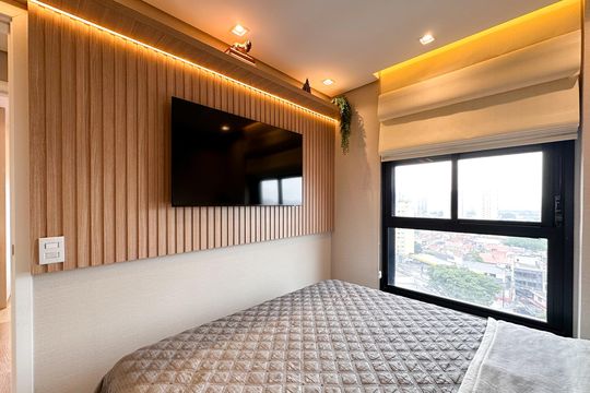 Quarto 1 de apartamento à venda com 2 quartos, 52m² em Jardim do Mar, São Bernardo do Campo