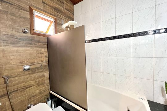 Banheiro da Suíte de casa de condomínio à venda com 2 quartos, 78m² em Castelo, Belo Horizonte