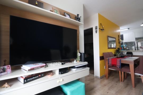Sala de apartamento para alugar com 2 quartos, 53m² em Vila Antonieta, São Paulo