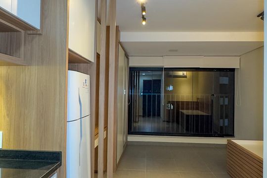 Studio de kitnet/studio para alugar com 1 quarto, 25m² em Brooklin, São Paulo