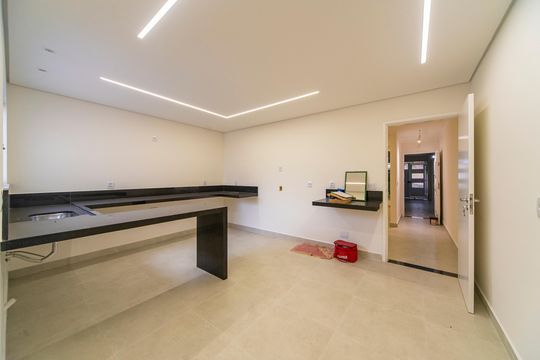 Cozinha  de casa à venda com 3 quartos, 299m² em Campestre, Santo André