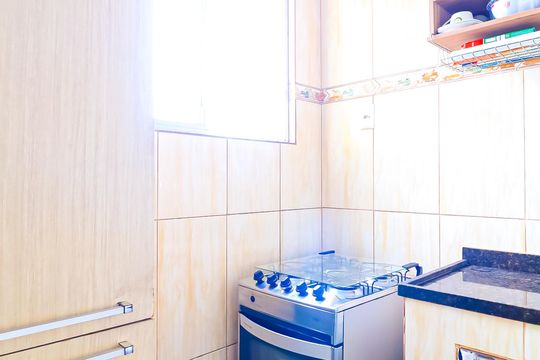 Cozinha de apartamento à venda com 3 quartos, 67m² em Cavalcanti, Rio de Janeiro