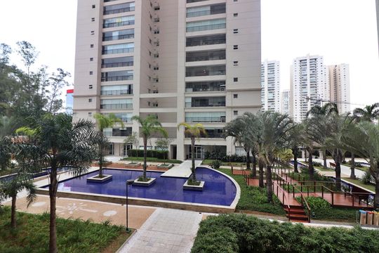 Varanda gourmet Vista  de apartamento para alugar com 3 quartos, 147m² em Centro, São Bernardo do Campo
