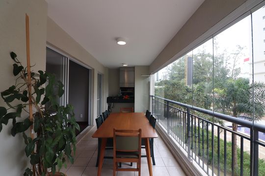 Varanda gourmet de apartamento para alugar com 3 quartos, 147m² em Centro, São Bernardo do Campo