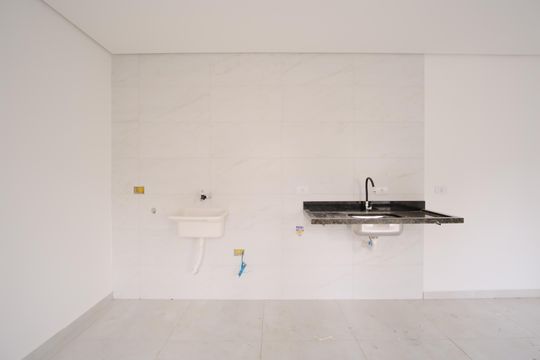 Cozinha e Área de Serviço de apartamento à venda com 1 quarto, 40m² em Vila Beatriz, São Paulo