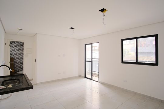 Sala de apartamento à venda com 1 quarto, 40m² em Vila Beatriz, São Paulo