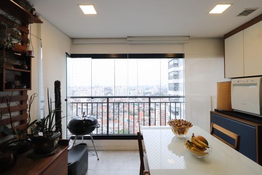 Sacada de apartamento à venda com 3 quartos, 66m² em Tatuapé, São Paulo