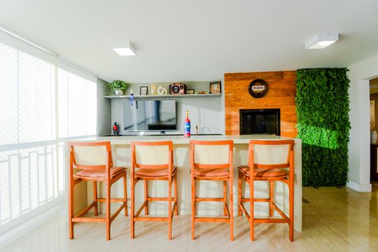 Varanda da Sala de apartamento à venda com 3 quartos, 182m² em Vila Rosalia, Guarulhos