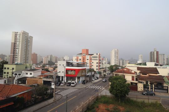 Vista Cobertura Cozinha Gourmet de apartamento à venda com 3 quartos, 90m² em Jardim Bela Vista, Santo André